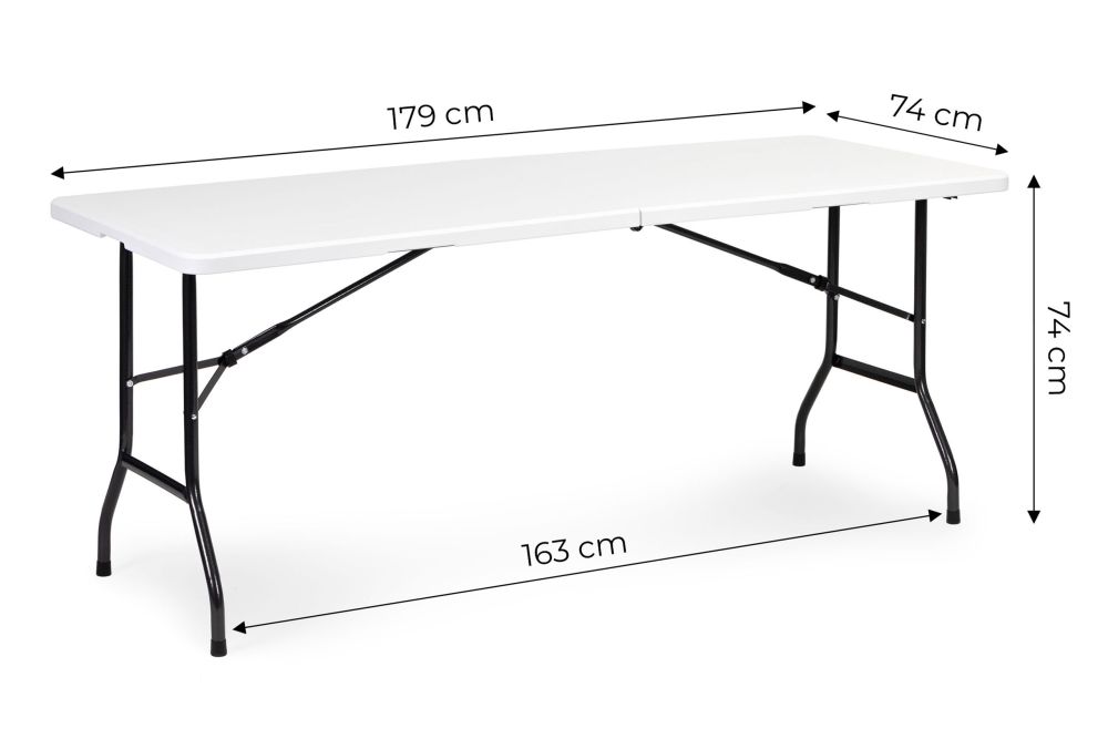 Masă pliabilă de catering pentru grădină 180 cm