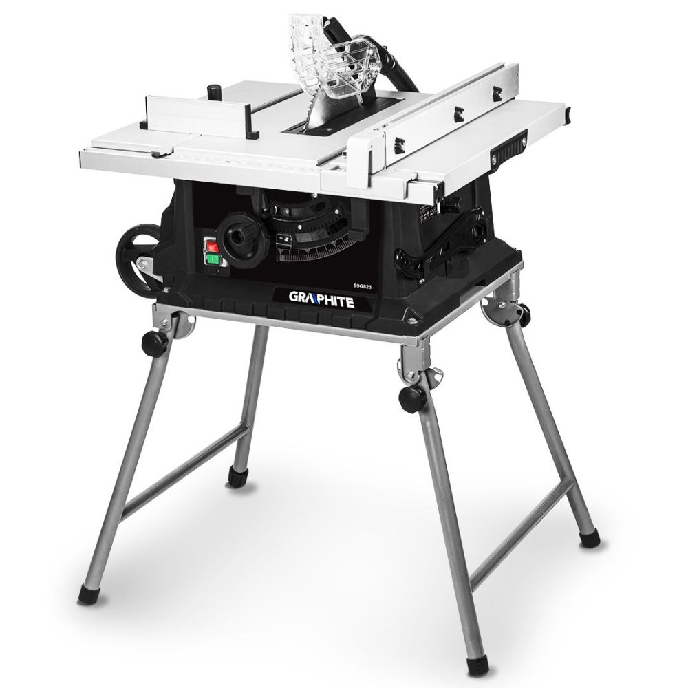 Ferăstrău de masă cu masă mobilă 59G823 GRAPHITE - 1600 W