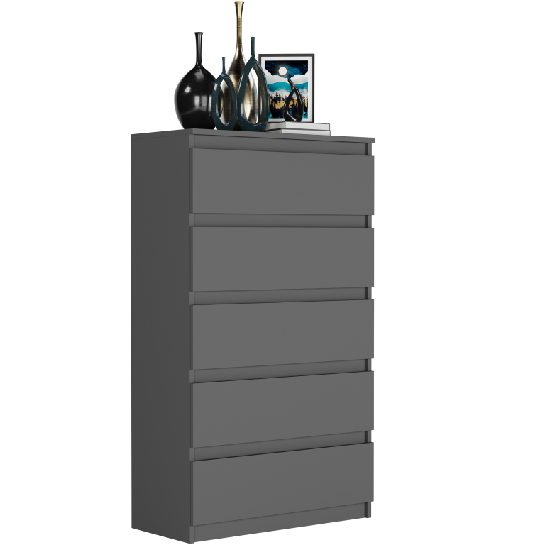 Comoda înaltă R-5 - diferite variante de culoare antracit