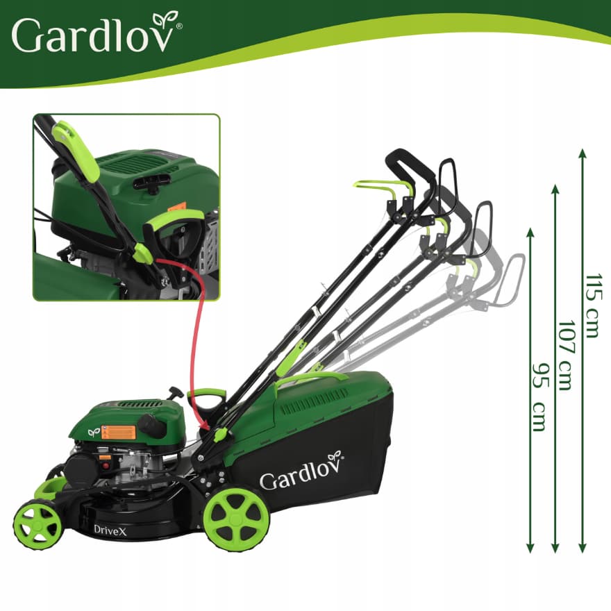 BenzínovákosačkaspohonomGARDLOVDriveX-149cm³,50lkôš