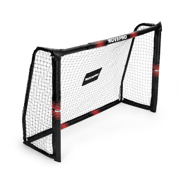 ECOTOYS Futbalová bránka MOVEPRO pre deti aj dospelých 240x160x85  MULJSP_DS8019 čierna 215 x 76 x 153 cm