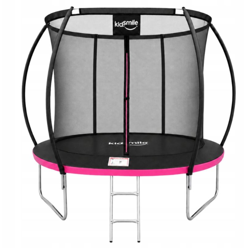 DomTextilu Záhradnátrampolína252cm(8FT)svnútornouochrannousieťouarebríkommodrá 312cm modrá