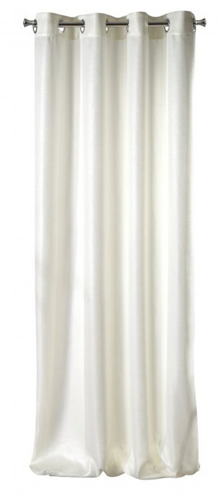 Perdea frumoasă lucioasă în culoarea crem 140 x 250 cm