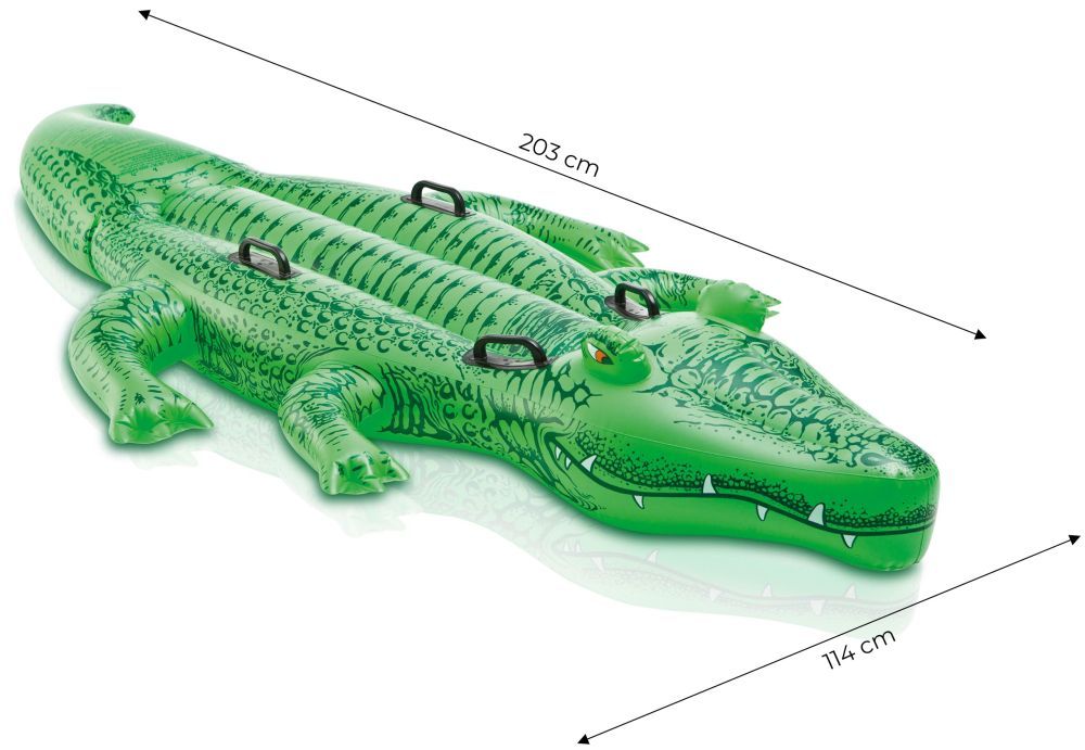 Crocodil gonflabil 203 cm INTEX