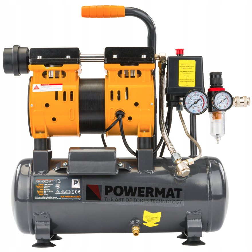 Bezolejový kompresor PM-KBO-6T - 6l
