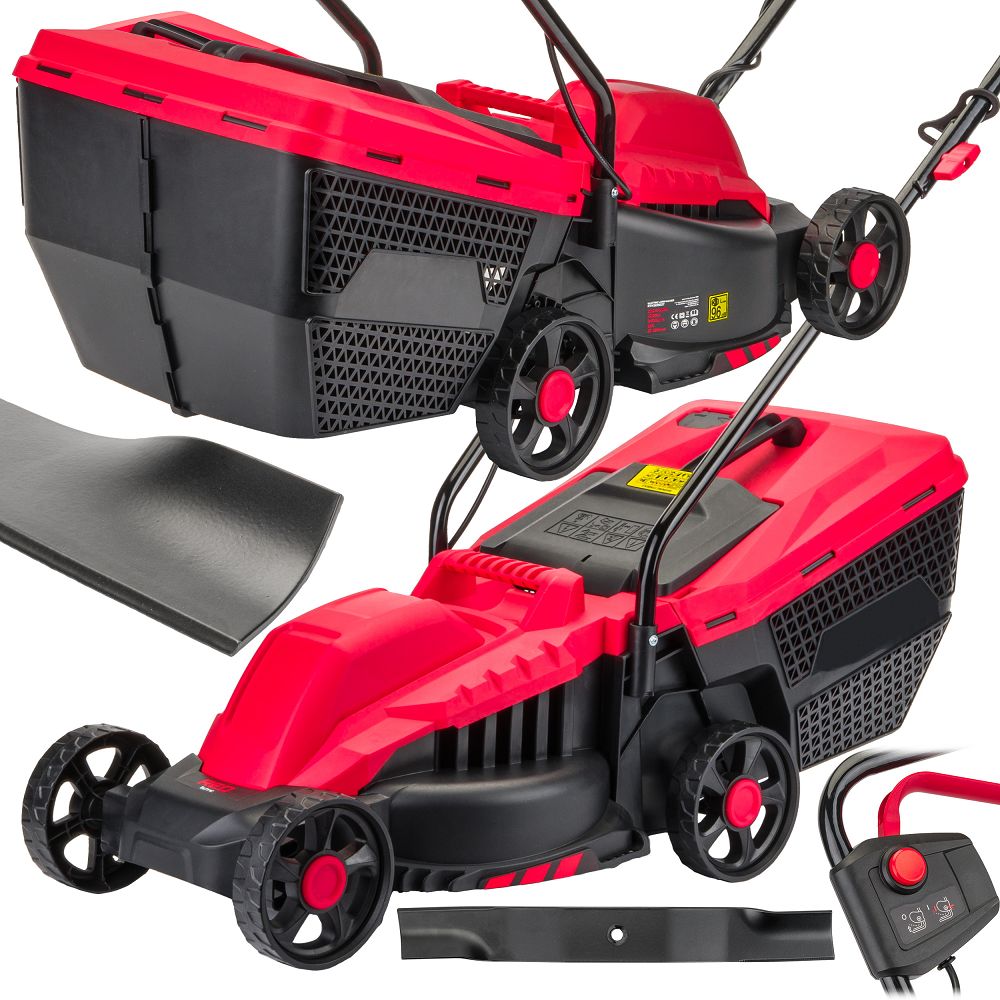 Elektrická kosačka s košom na trávu 2200 W - 32 cm