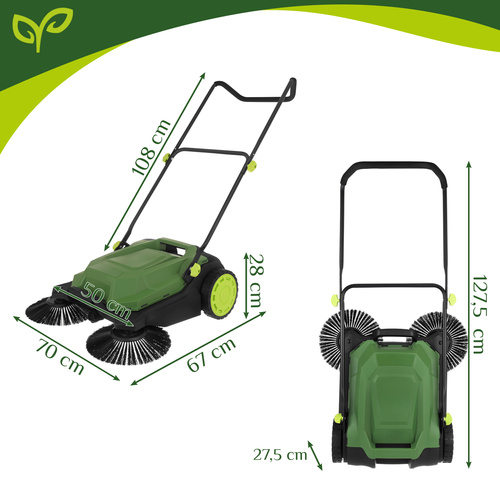 Mechanickýzametačnachodníkyadlažbus3kefamia24lnádobou