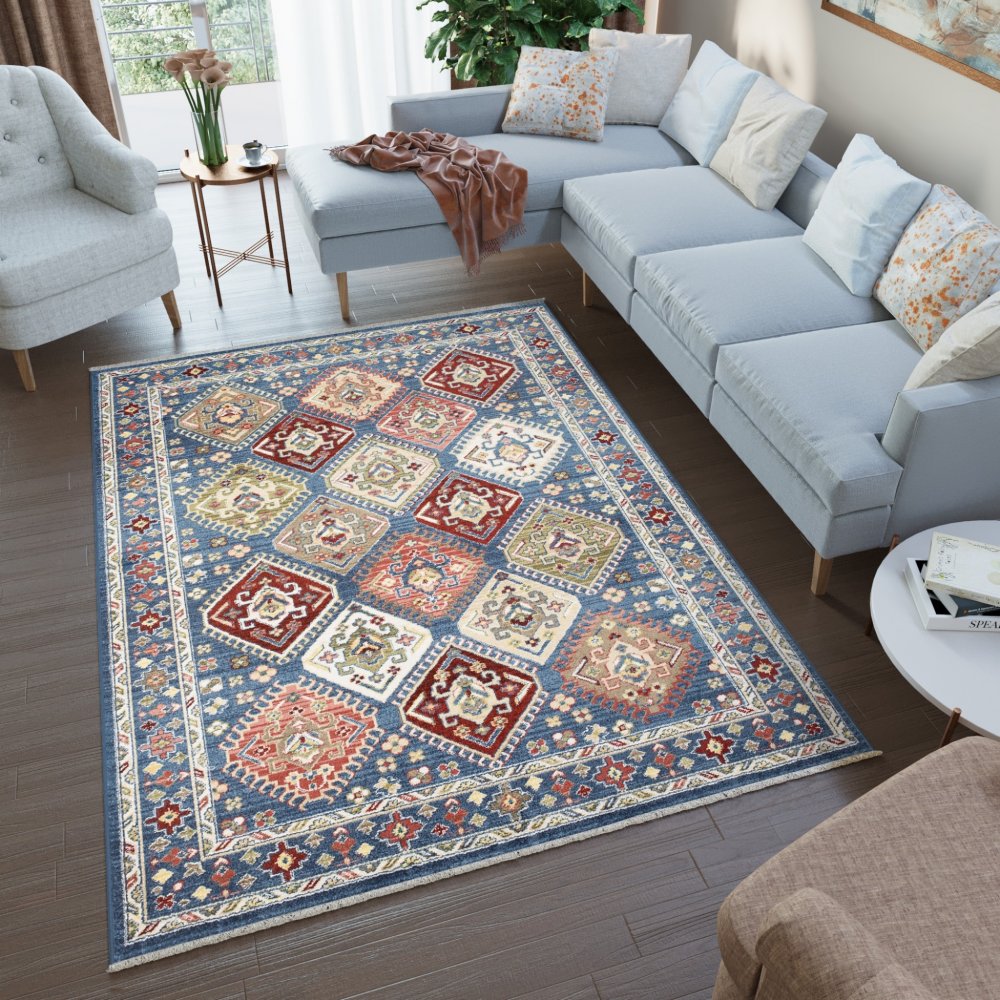 DizajnovývintagekoberecmodrejfarbyŠírka:120cm|Dĺžka:170cm56512_114566
