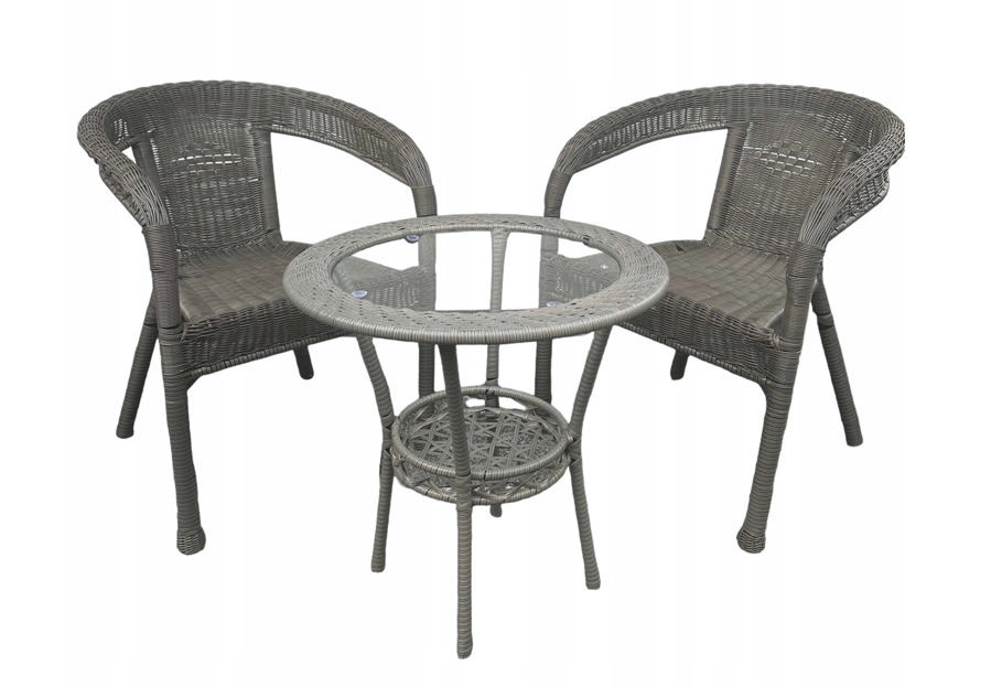 Mobilier pentru balcon și terasă - masă + 2 scaune