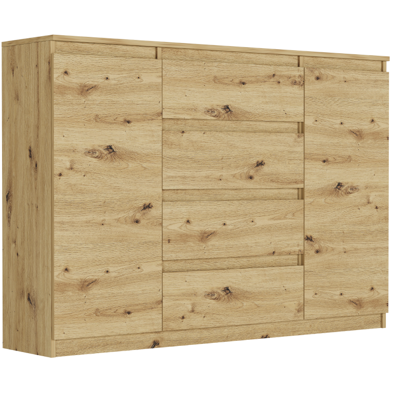 Comoda spațioasă R-140-S4 - diferite variante de culori artisan