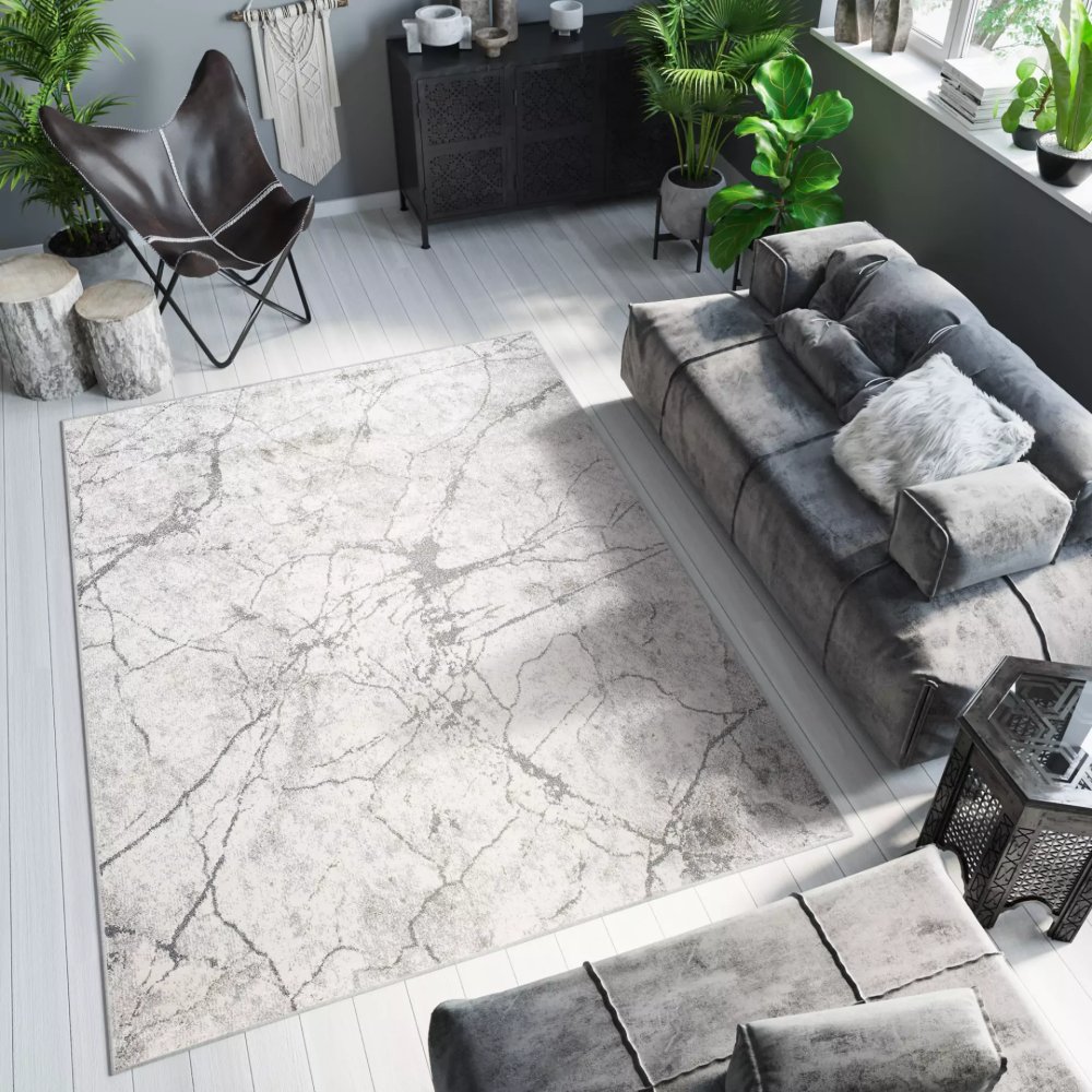 SvetlýkrémovýdizajnovýkoberecsmramorovýmvzoromŠírka:200cm|Dĺžka:300cm56678_115550