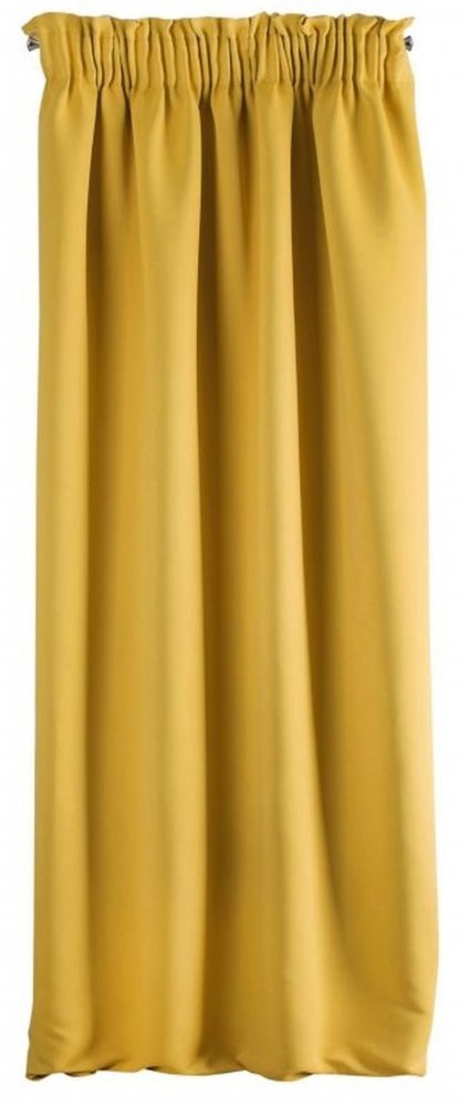 Draperie galbenă cu bandă Lungime: 270 cm