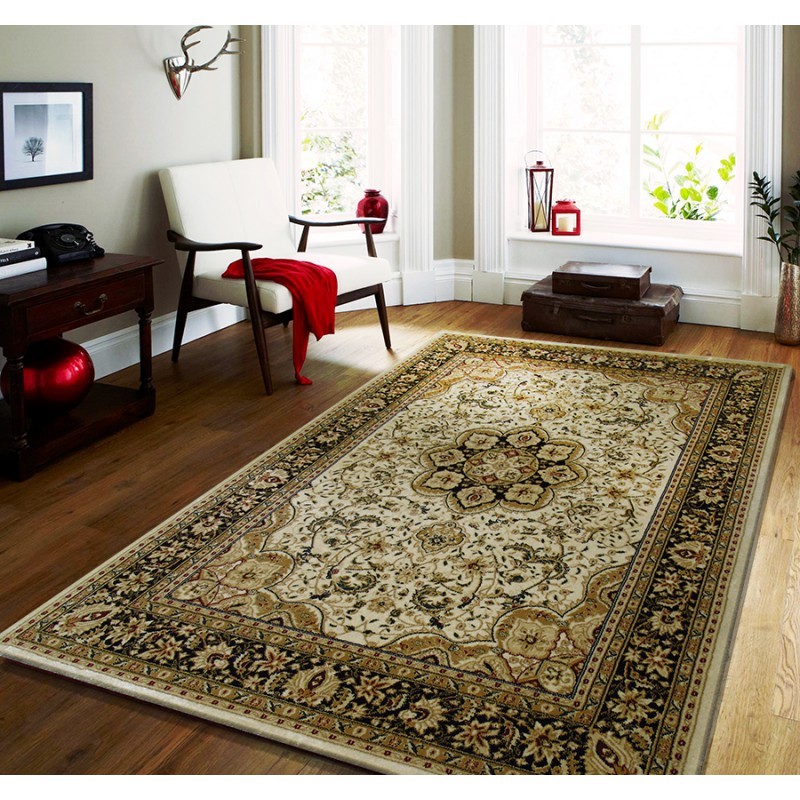Krémový vintage koberec do ložnice Šířka: 200 cm | Délka: 300 cm