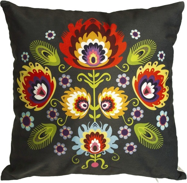 Domtextilu Ľudové obliečky na vankúše v sivej farbe 40 x 40 cm 36066