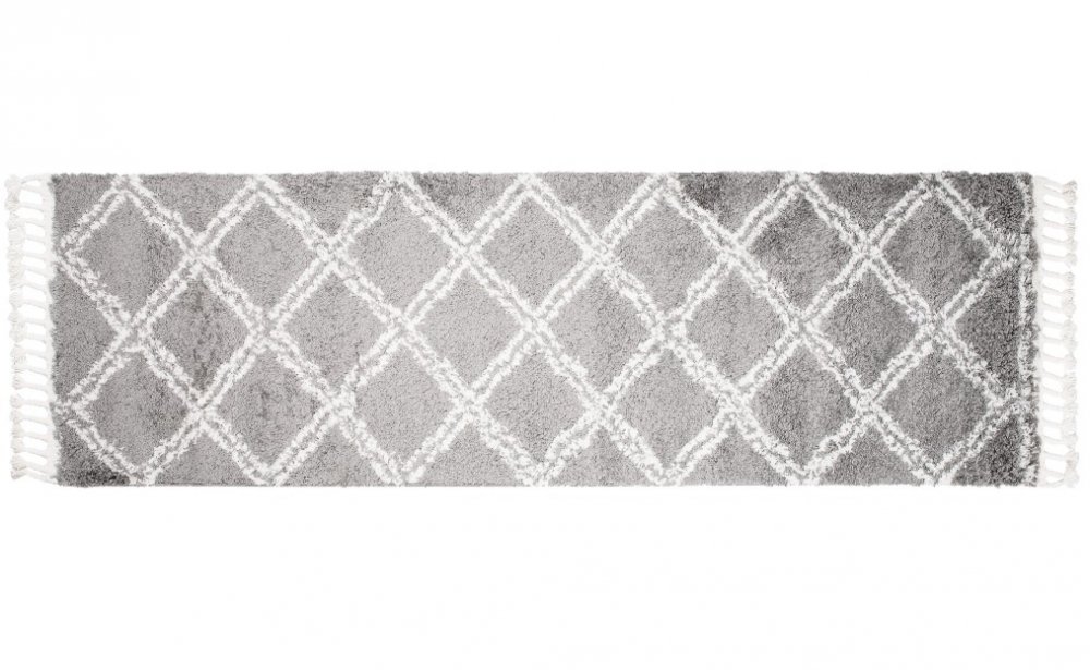 Bandă de rulare cu model gri stufos Latime: 100 cm | Lungime: 250 cm