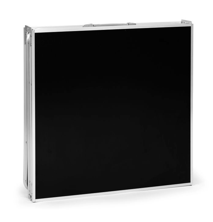 Skladacícateringovýstôl180x60cmčierny3-časťový
