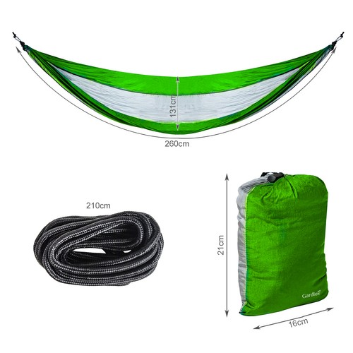 Hamac verde pentru camping