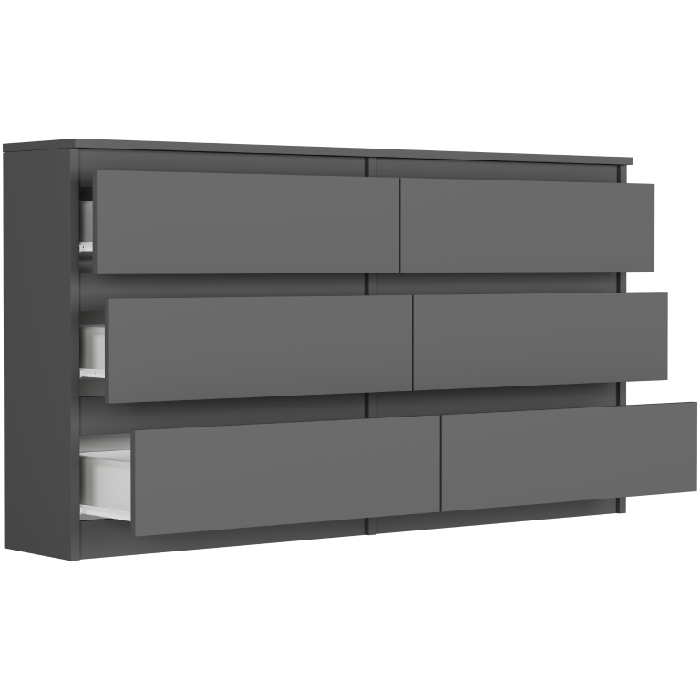Comoda modernă R-140 - diferite variante de culori antracit