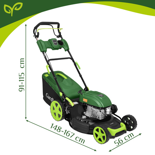 BenzínovákosačkaspohonomGARDLOVDriveXPro196cm³-záber51cm,kôš60l