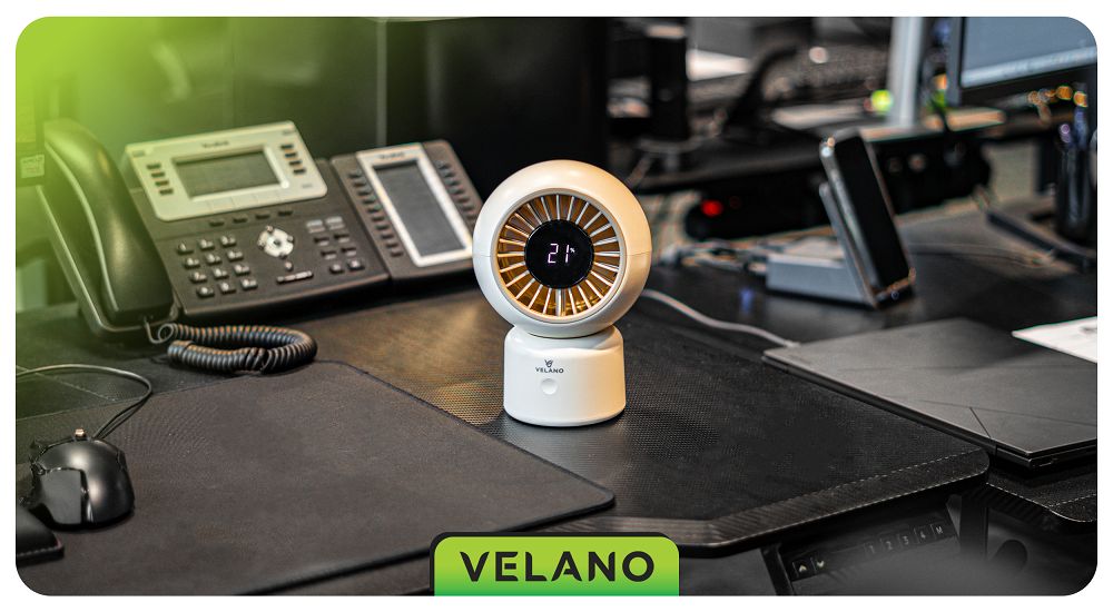Ventilator de masă USB Velano VELWEBS0010