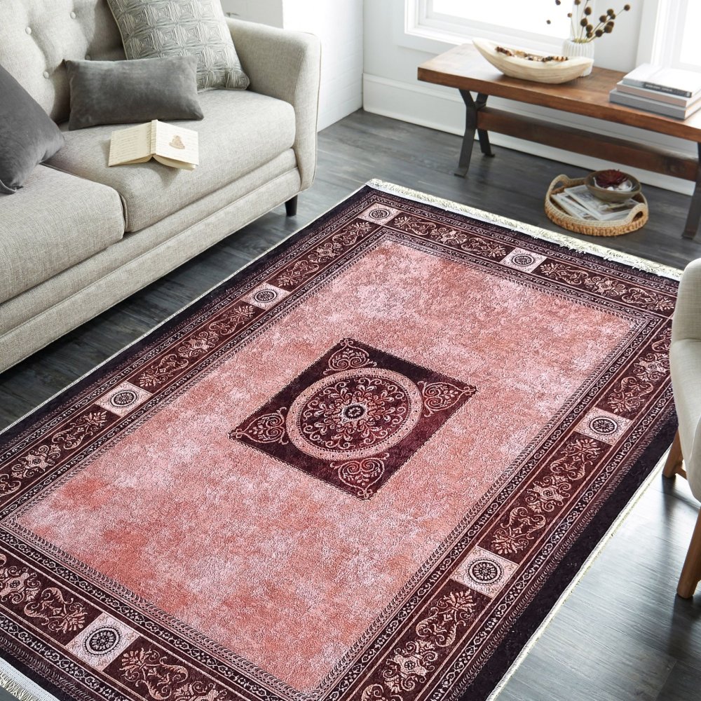 BordovývintagekoberecsjemnýmvzoromŠírka:60cm|Dĺžka:100cm70799_126888