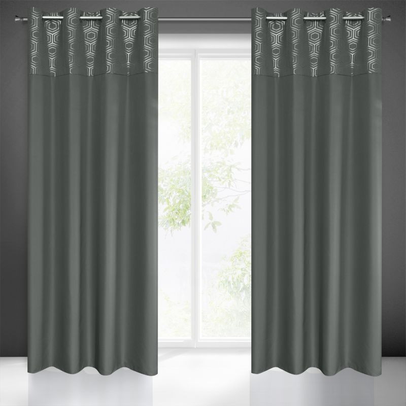 Originálnytmavosivýzávessozavesenímnakruhy140x250cmŠírka:140cm|Dĺžka:250cm
