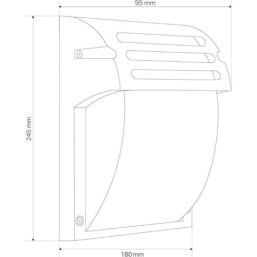 Lampă de perete pentru exterior 60W