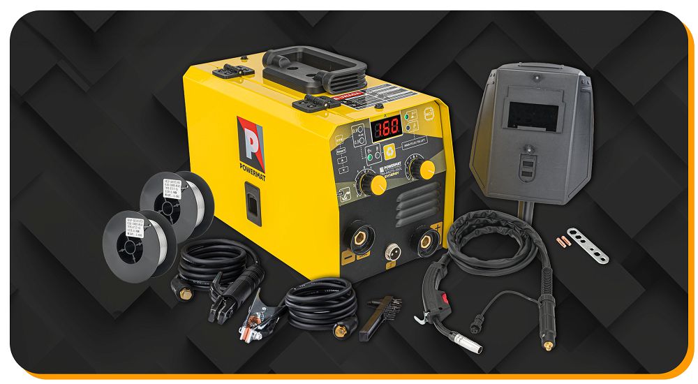 Invertorová zváračka MIG/MMA/TIG 160 A s LCD displejom