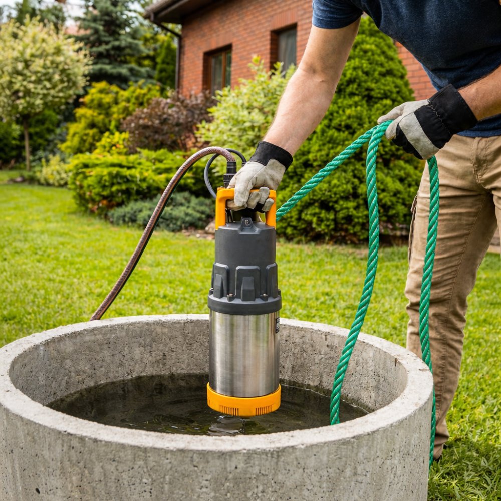 Automatické ponorné čerpadlo na vodu 1100 W – 6000 l/h