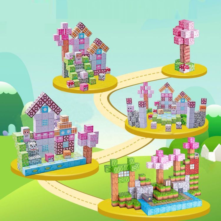 Magnetickékocky–140-dielnasadamagnetickýchkociek