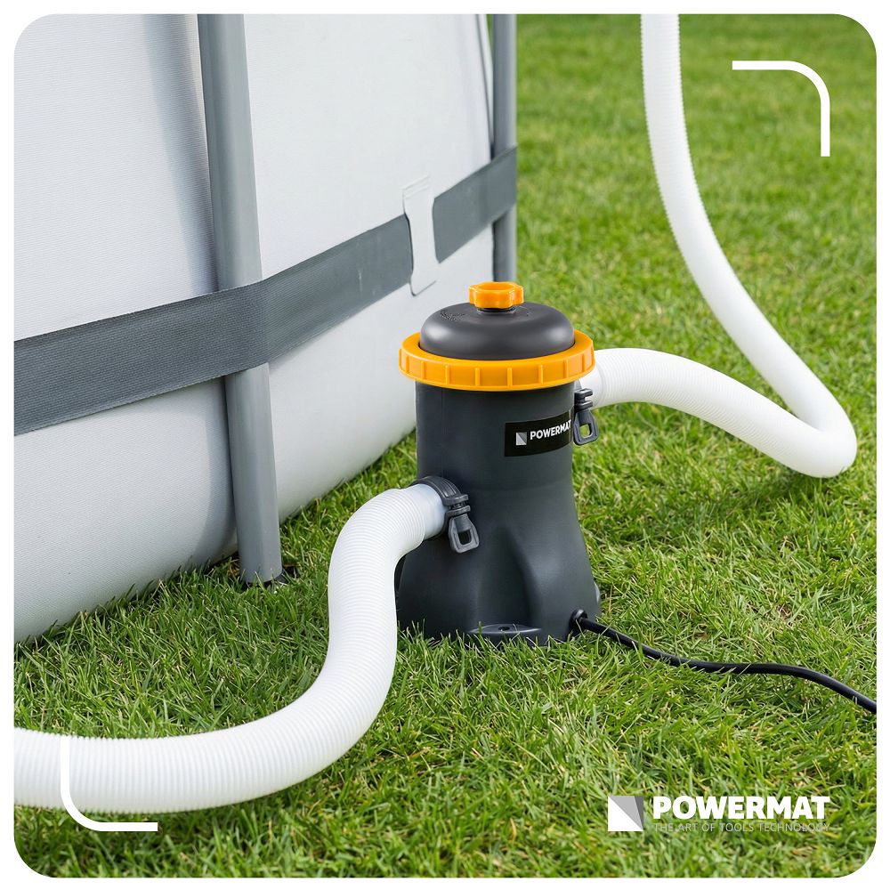 Pompă de filtrare pentru piscină 1250 l/h – sistem de filtrare 32 mm