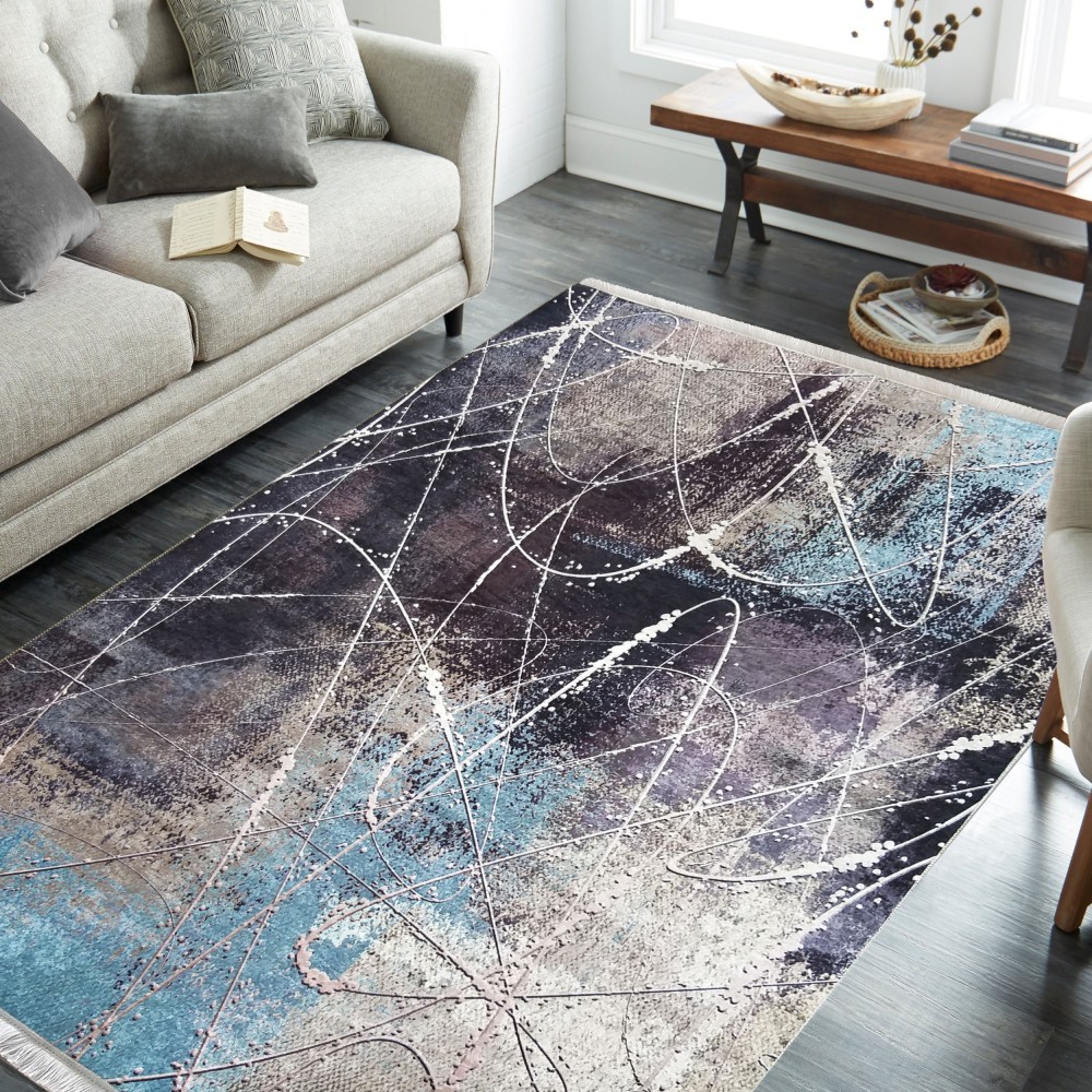 Štýlový koberec s abstraktným vzorom Šířka: 80 cm | Délka: 150 cm