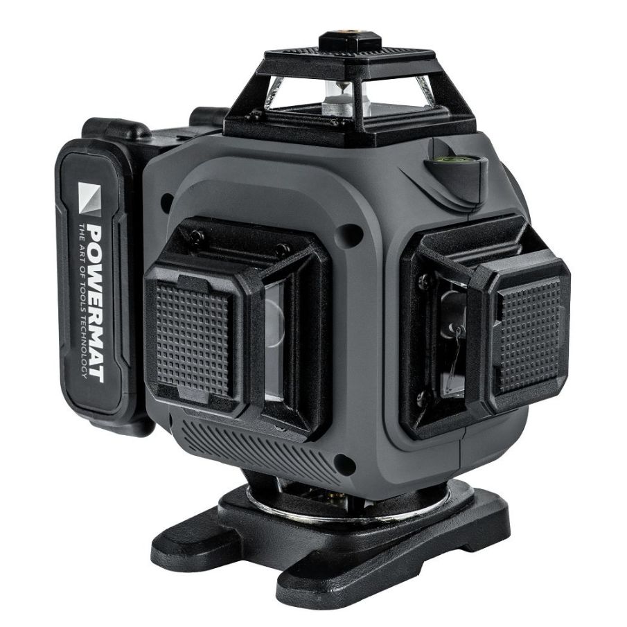 Laserová vodováha 4D 16 línií 360° zelený laser 40 m PM-PLK-4DM3