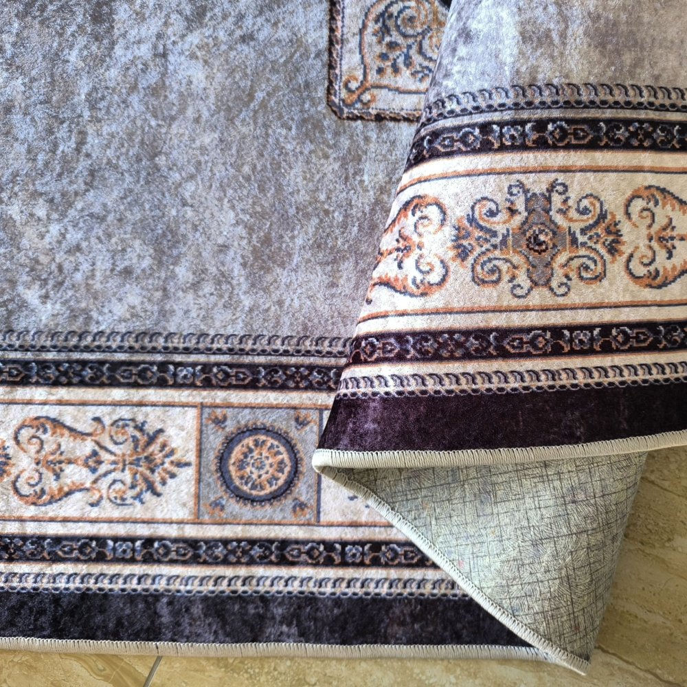 SivývintagekoberecsjemnýmvzoromŠírka:80cm|Dĺžka:150cm70798_126885