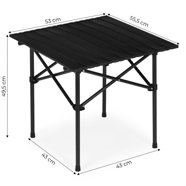 Skladacíturistický,kempingovýstolík-čiernystolíknapiknikŠírka:55cm|Dĺžka:95cm