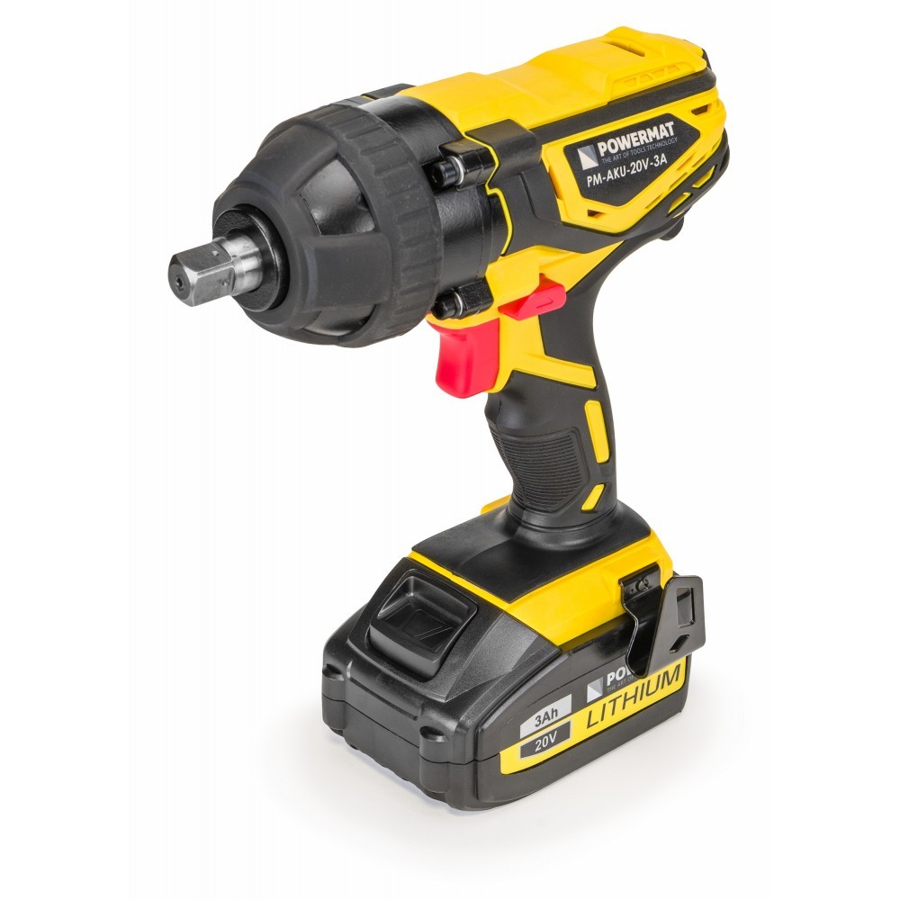 Akumulátorový rázový uťahovák PM-AKU-20V-3A 3Ah 20V