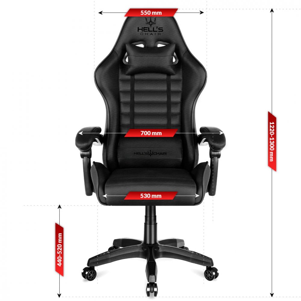 Scaun gaming HC-1003 Black