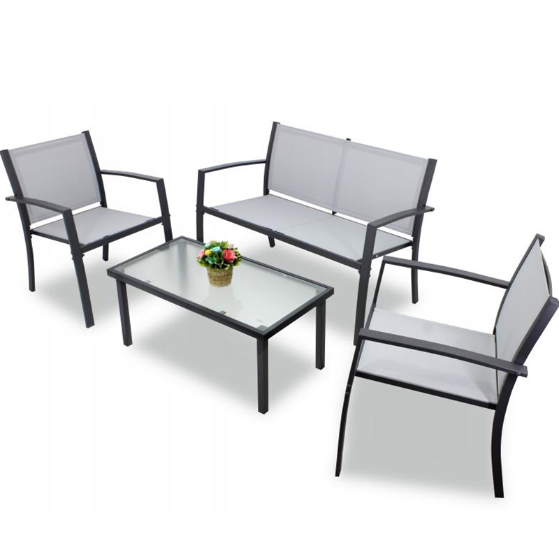 Set confortabil de 4 piese de grădină