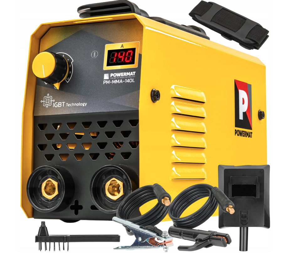 Invertor compact pentru sudură MMA 140A cu afișaj LCD