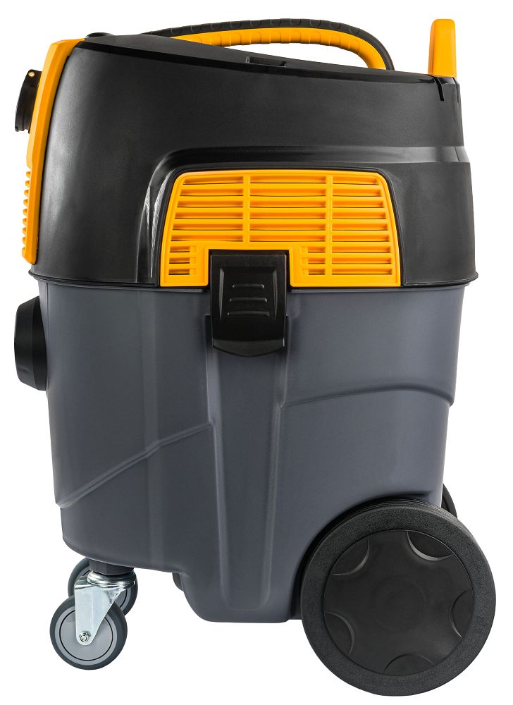 Priemyselný vysávač 1600 W bezvreckový 30 l s HEPA filtrom a zásuvkou na náradie Powermat PM-OD-1600T-PRO