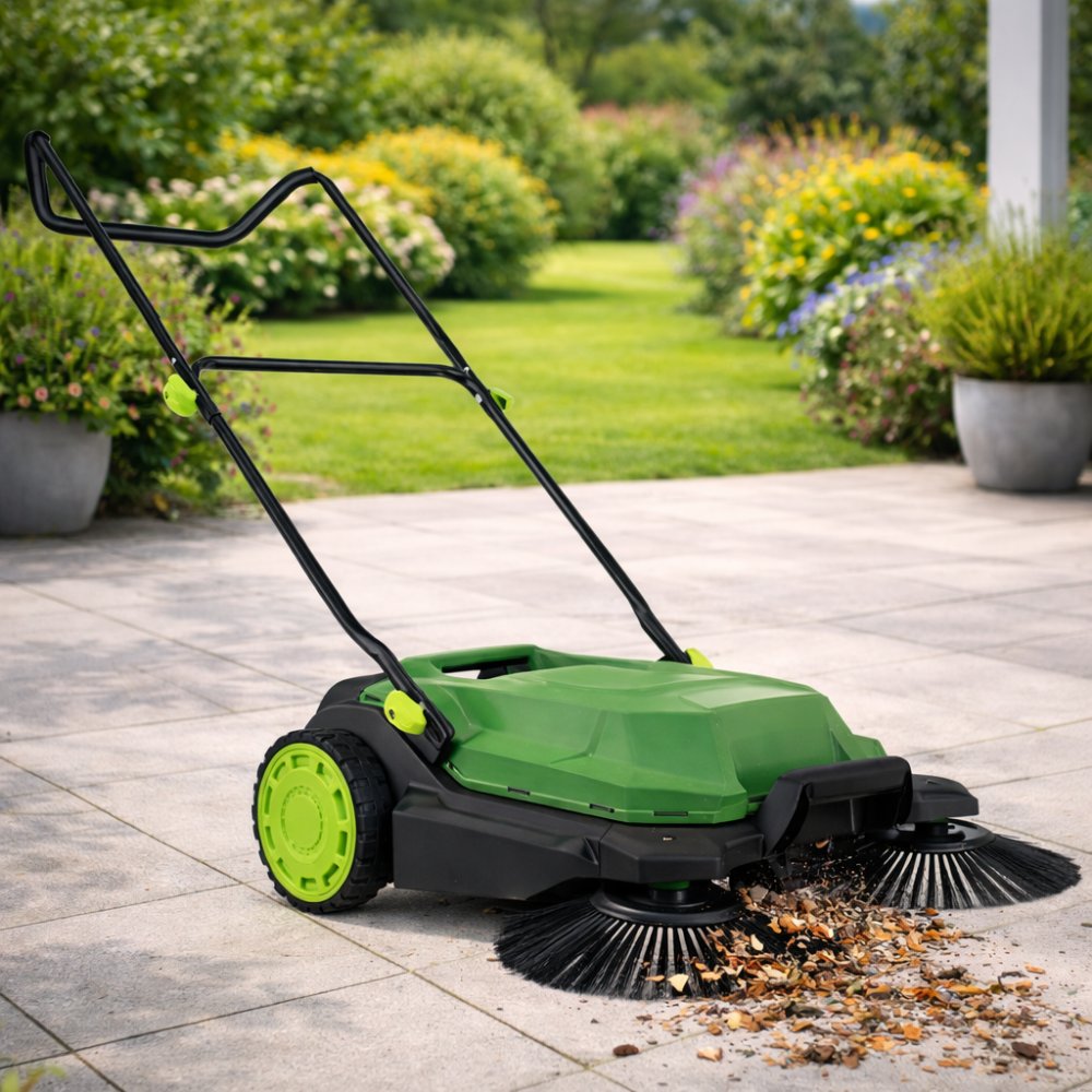 Mechanickýzametačnachodníkyadlažbus3kefamia24lnádobou