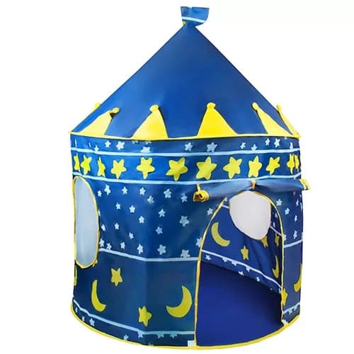 DomTextilu Detskýpalácovýstan135x105cm modrá MAX5900779950023