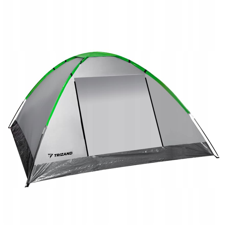 DomTextilu Turistickýstanpre4osoby200x200x110cm-vodeodolný sivá MAX5900779950078