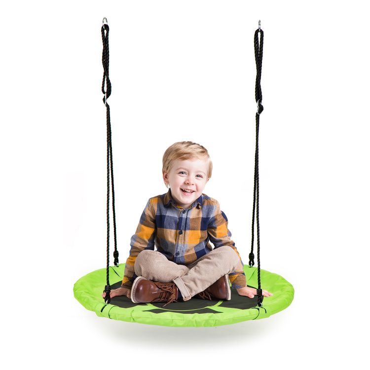 Leagăn de grădină cuib de barză 110 cm ECOTOYS verde