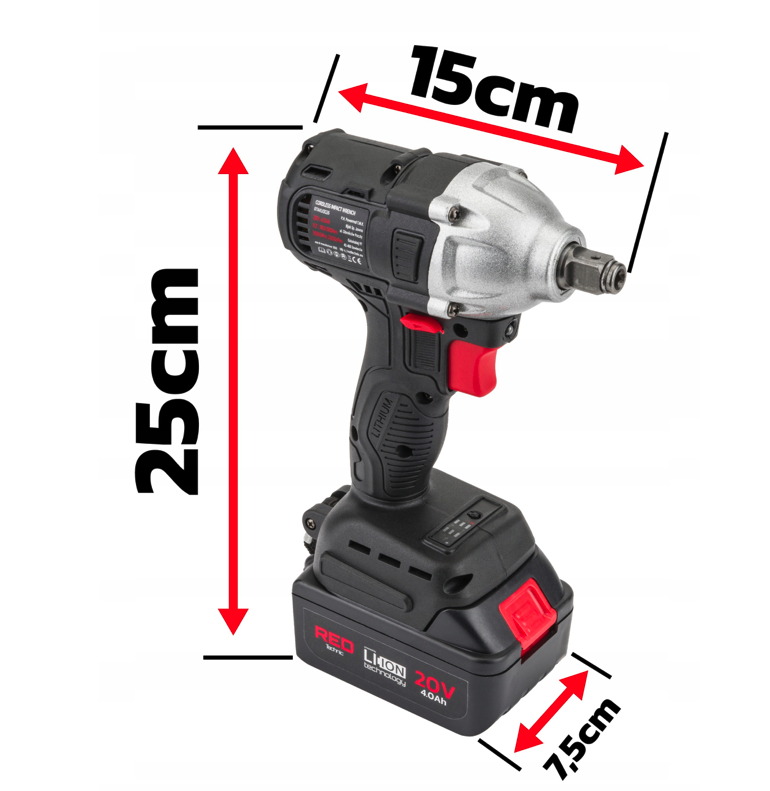 Cheie cu impact fără fir 380Nm RTAKU0026