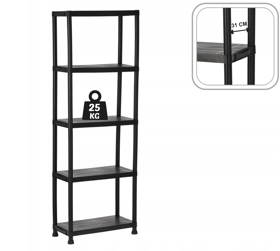 DomTextilu Plastovýregáldopivniceašpajzes5policami171x61x60cm 70589