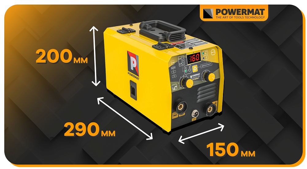 Invertorová zváračka MIG/MMA/TIG 160 A s LCD displejom