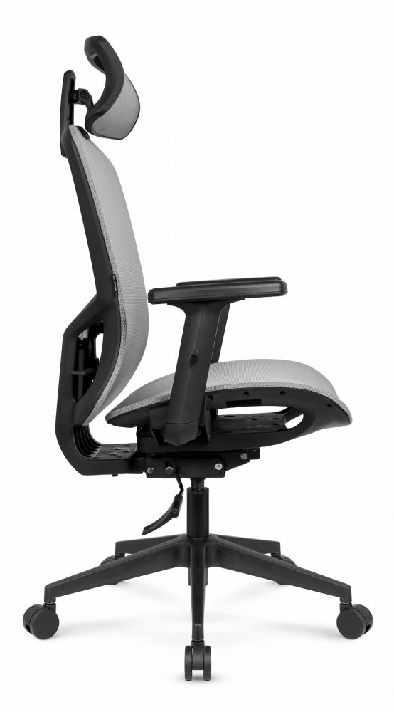 ErgonomickákancelárskastoličkaHC-1045sosieťovanýmoperadlom-sivá