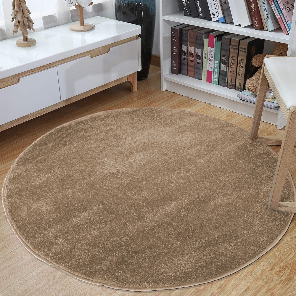 Okrúhly koberec v béžovej farbe Šířka: 60 cm | Délka: 60 cm