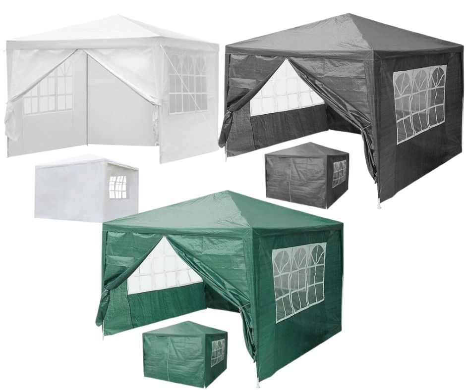 DomTextilu Záhradnýstan/Pavilón3x3msivá sivá MULPAW-3X3_GRAY